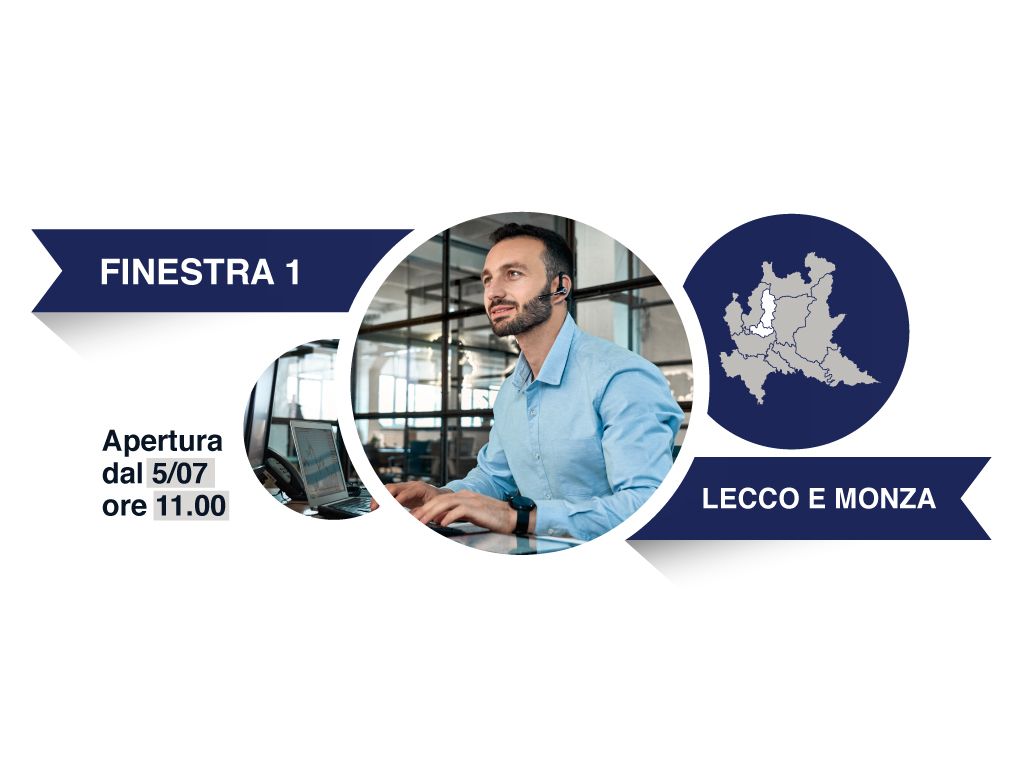 Finestra 1, Province: Lecco, Monza e Brianza - Avviso a favore degli intermediari del commercio