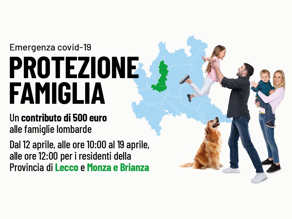 Protezione Famiglia Emergenza COVID 19 - Province di Lecco e MonzaBrianza